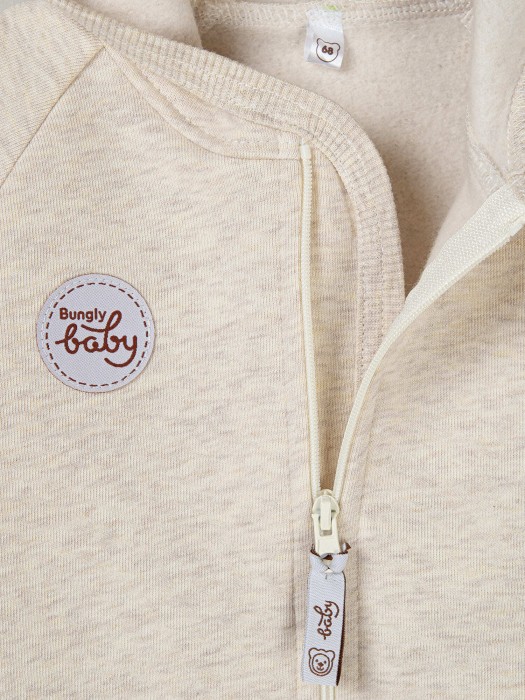 костюм с толстовкой "ванильный пудинг" утепленный 0+ из россии вид сбоку