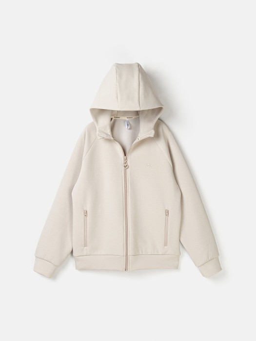 костюм спортивный "беж" 7+ спортивного стиля с лицевой стороны