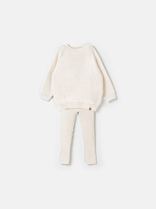 костюм вязаный "тофу" 0+ фотография