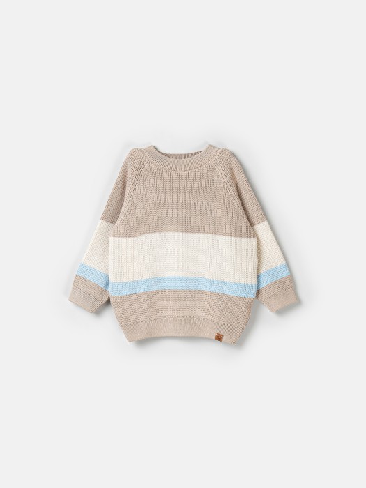 костюм вязаный "тофу/нюд" 0+ по цене 3999 руб вид справа