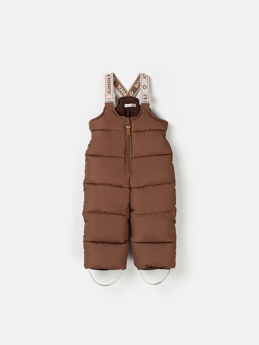 костюм зимний на пуху "кофе" 0+ из россии вид сбоку