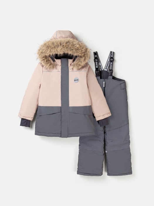 костюм зимний с системой роста "графит" 7+ фотография