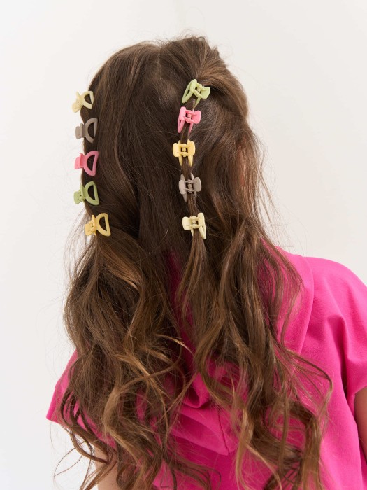 крабики для волос "разноцветные" 10 шт по цене 499 руб вид справа
