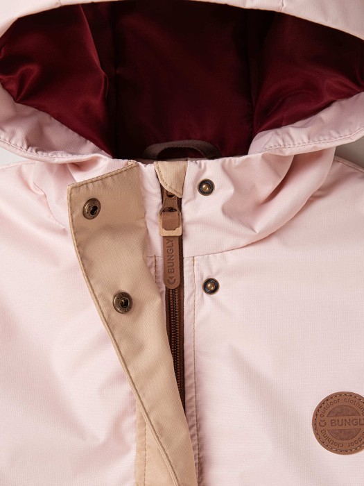 куртка демисезонная "беж" 7+ из проверенных материалов спереди