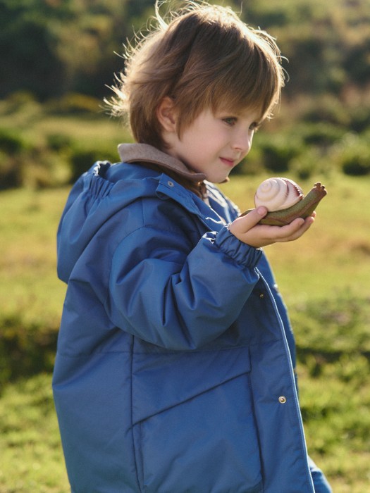 куртка демисезонная "деним" универсального стиля с лицевой стороны