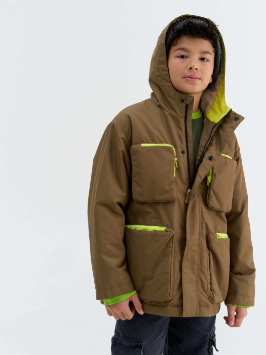 куртка демисезонная "хаки" 7+ фотография