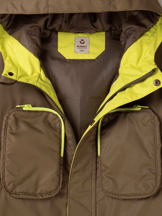 куртка демисезонная "хаки" 7+ по цене 4199 руб вид справа