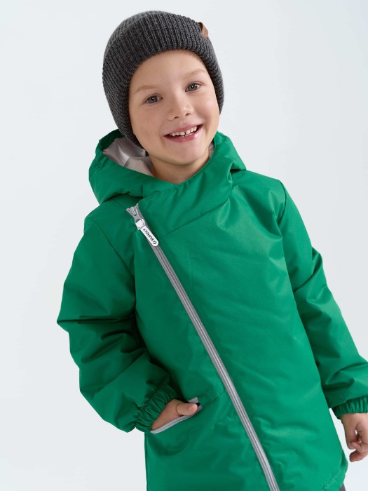 куртка демисезонная "клевер" от бренда bungly вид слева