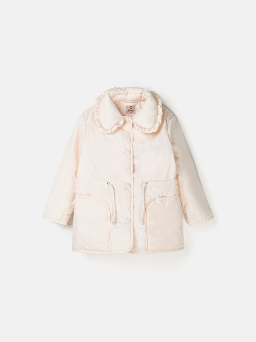 куртка демисезонная с воротником "зефир" от бренда bungly вид слева