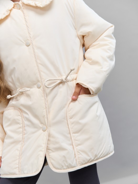 куртка демисезонная с воротником "зефир" из проверенных материалов спереди