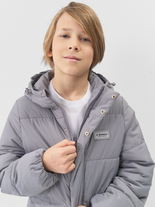 куртка демисезонная стеганая "пепел" 7+ по цене 7499 руб вид справа