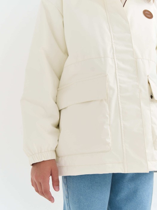 куртка демисезонная "тофу" 7+ из проверенных материалов спереди