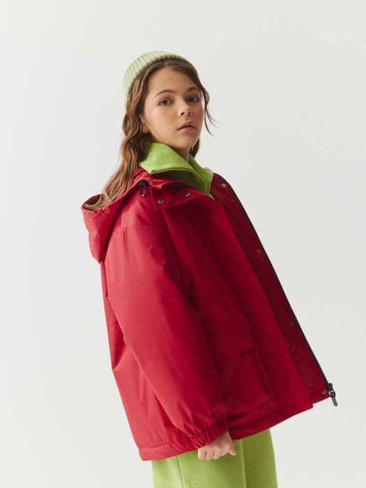 куртка демисезонная "томат" 7+ из россии вид сбоку