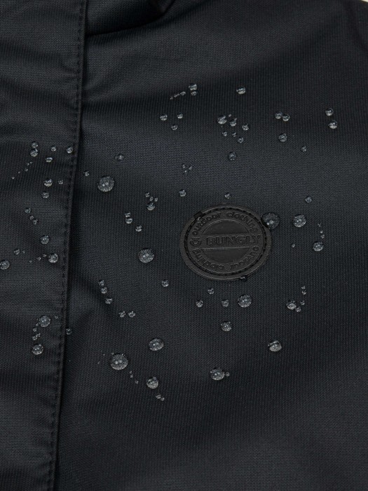 куртка демисезонная "уголь" 7+ от бренда bungly вид слева