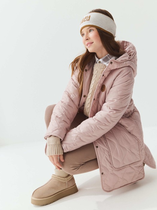 куртка стеганая "пудра" 7+ фотография
