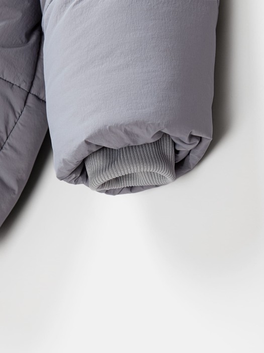 куртка зимняя дутая "графит" 7+ из проверенных материалов спереди