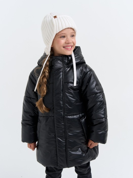 куртка зимняя дутая "оникс" от бренда bungly вид слева