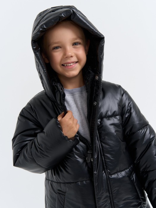 куртка зимняя дутая "оникс" от 1 до 3 лет с изнаночной стороны