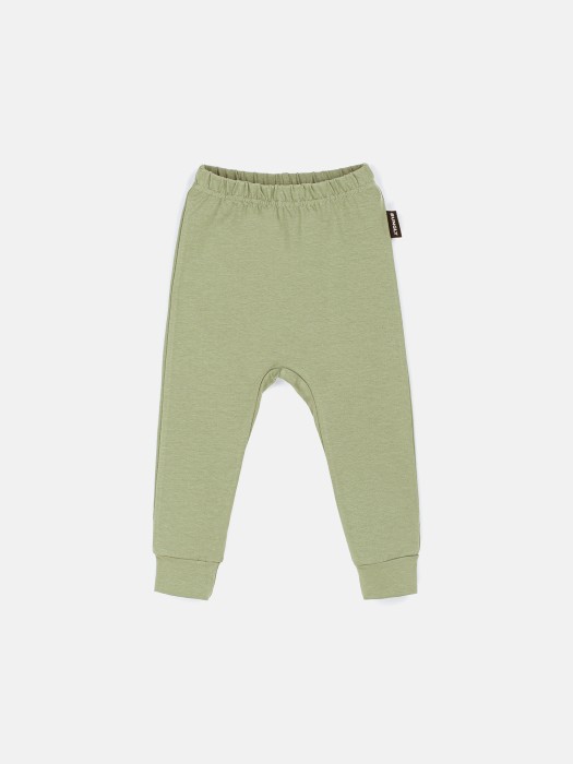 легинсы со спущенным шагом "олива" фотография