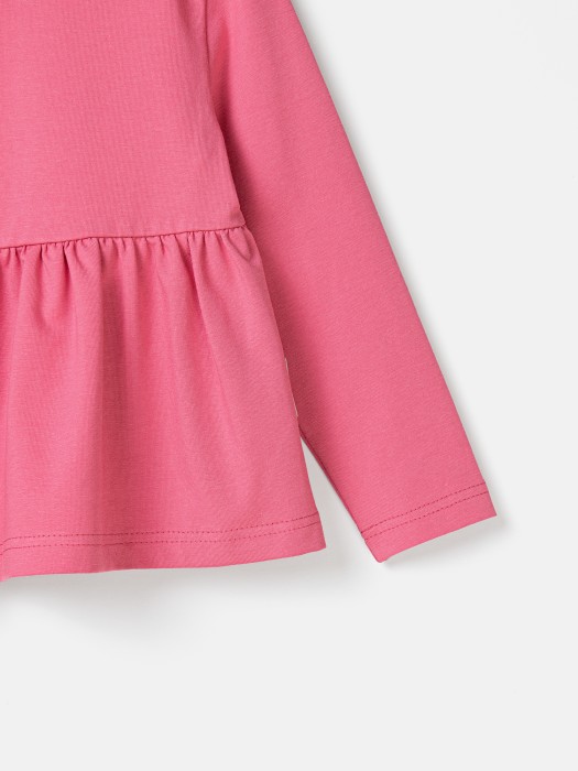 лонгсив с баской "пепельная роза" по цене 1799 руб вид справа