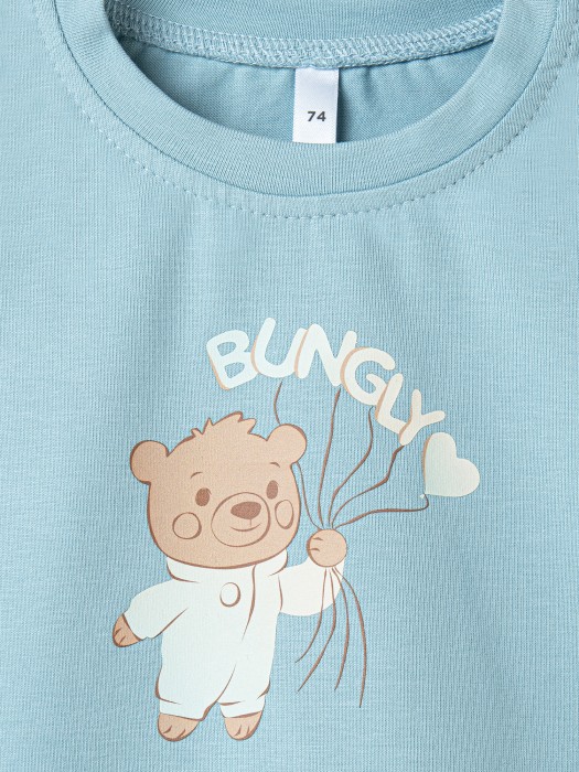 лонгслив "аква с мишкой" с принтом 0+ по цене 1499 руб вид справа