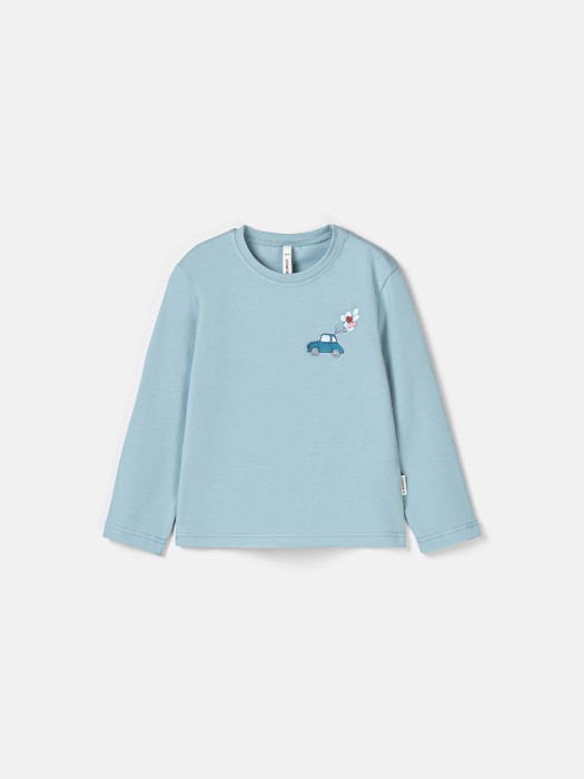 лонгслив "аква" с принтом фотография