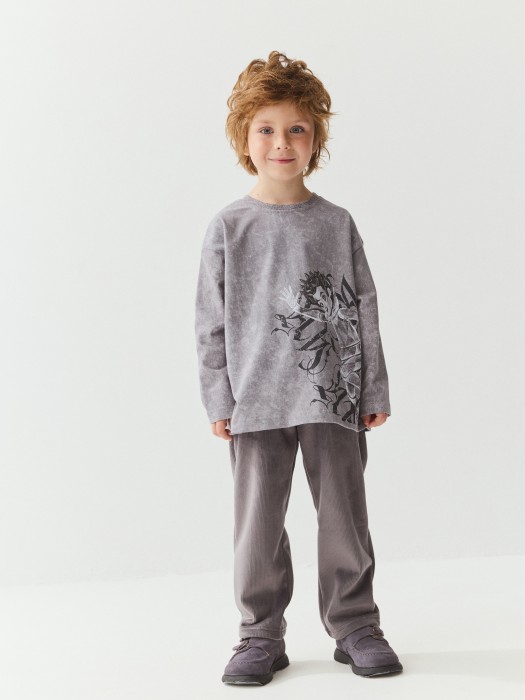 лонгслив оверсайз "арлекино" от бренда bungly вид слева