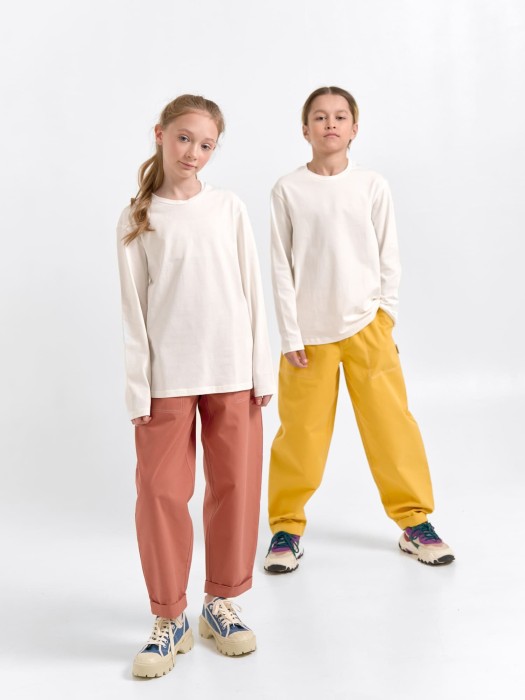 лонгслив оверсайз "молоко" 7+ из проверенных материалов спереди