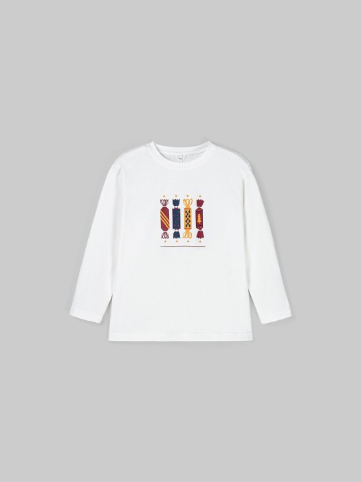 лонгслив "пломбир" с принтом фотография