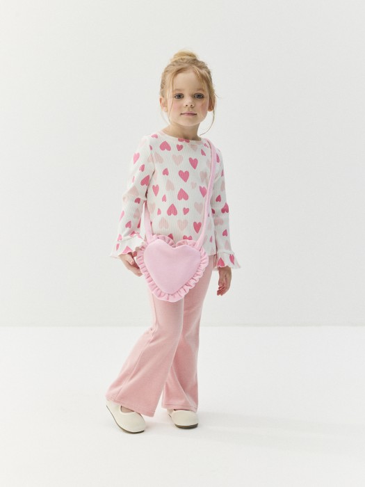 лонгслив "розовые сердечки" из россии вид сбоку