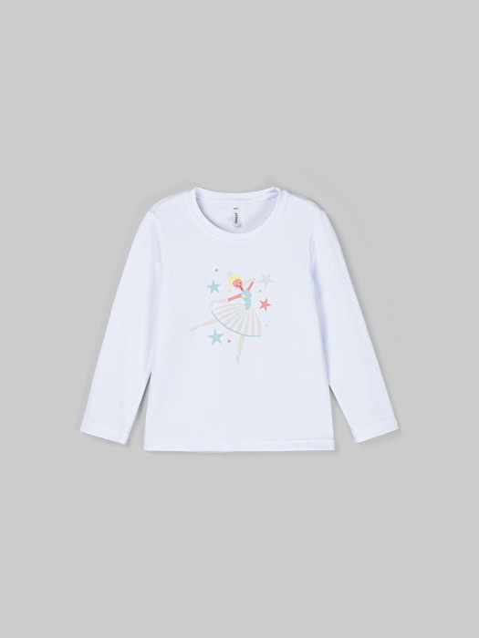 лонгслив "сахар" от бренда bungly вид слева