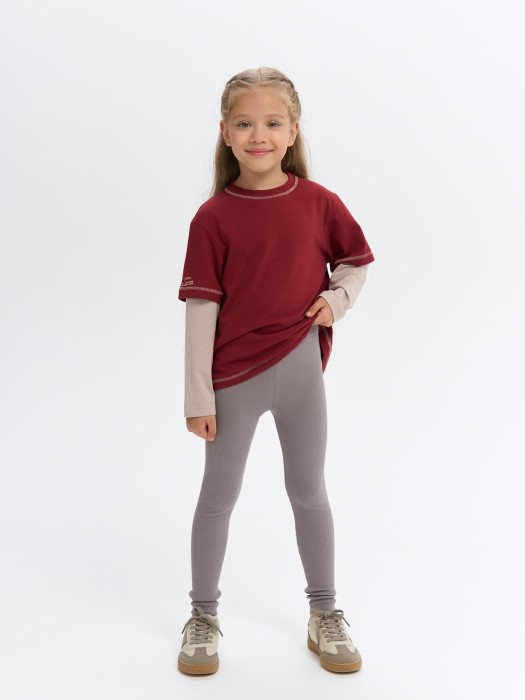 лосины из кашкорсе "галька" от бренда bungly вид слева