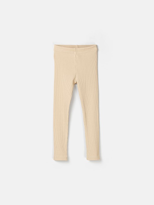 лосины из кашкорсе "крем-брюле" от бренда bungly вид слева