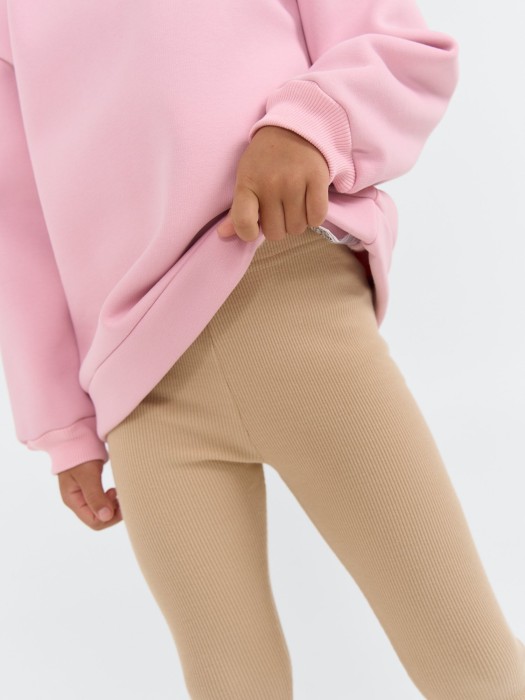 лосины из кашкорсе "крем-брюле" из россии вид сбоку