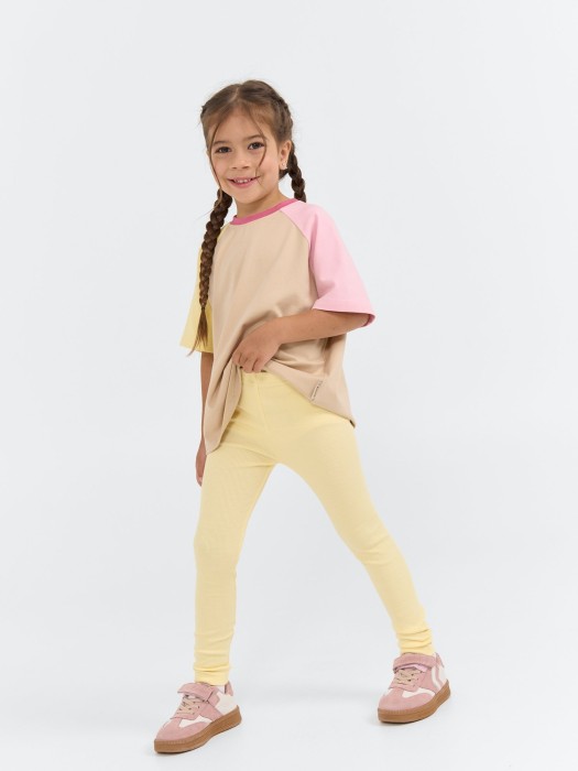 лосины из кашкорсе "нарцисс" от бренда bungly вид слева