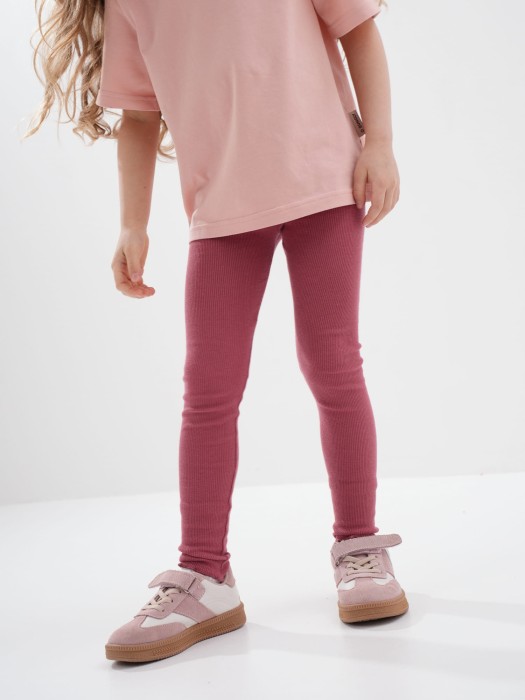 лосины из кашкорсе "розовая гортензия" по цене 1299 руб вид справа