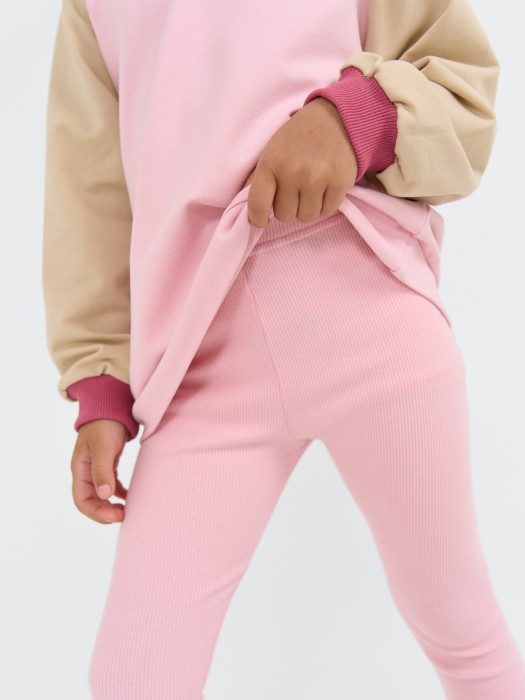 лосины из кашкорсе "розовый зефир" по цене 719 руб вид справа