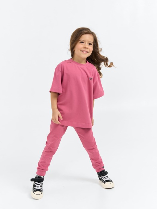 лосины с манжетой "ягодный пудинг" из россии вид сбоку