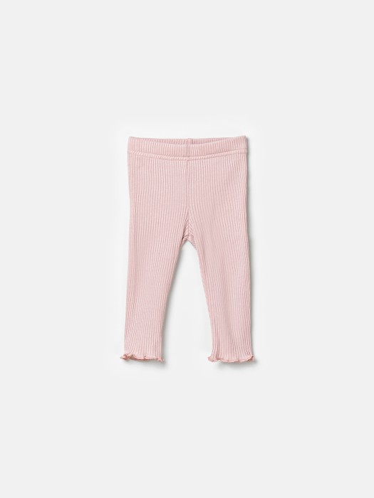 лосины с волнистым краем "дымчатая роза" из кашкорсе 0+ фотография