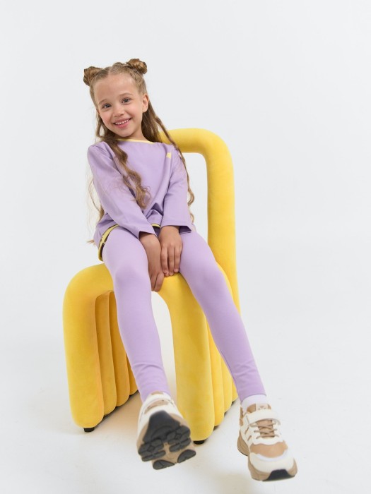 лосины "сирень" по цене 1299 руб вид справа