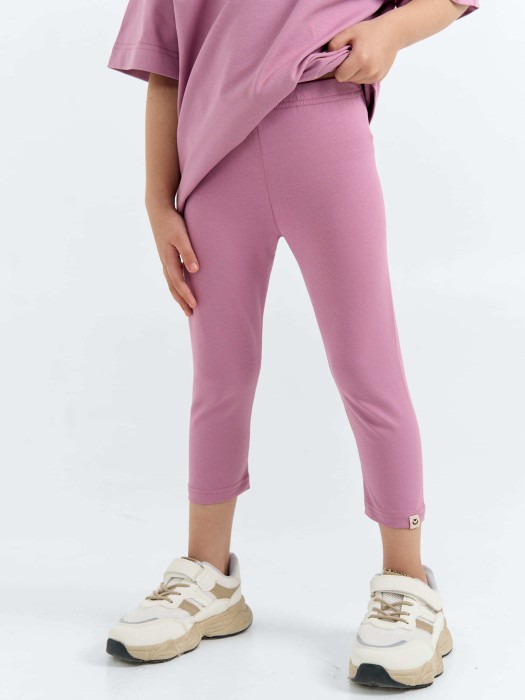 лосины укороченные "орхидея" из россии вид сбоку