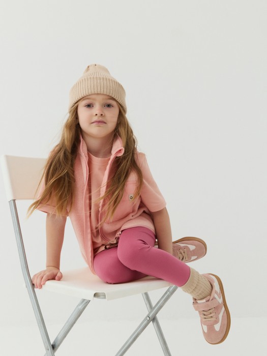 лосины "ягодный пудинг" от бренда bungly вид слева