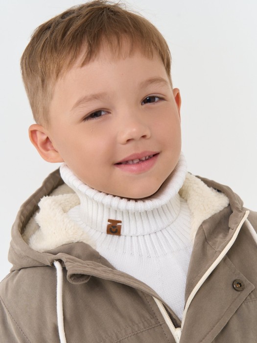 манишка хлопковая "молоко" из россии вид сбоку