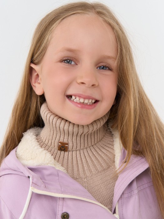 манишка хлопковая "нюд" фотография