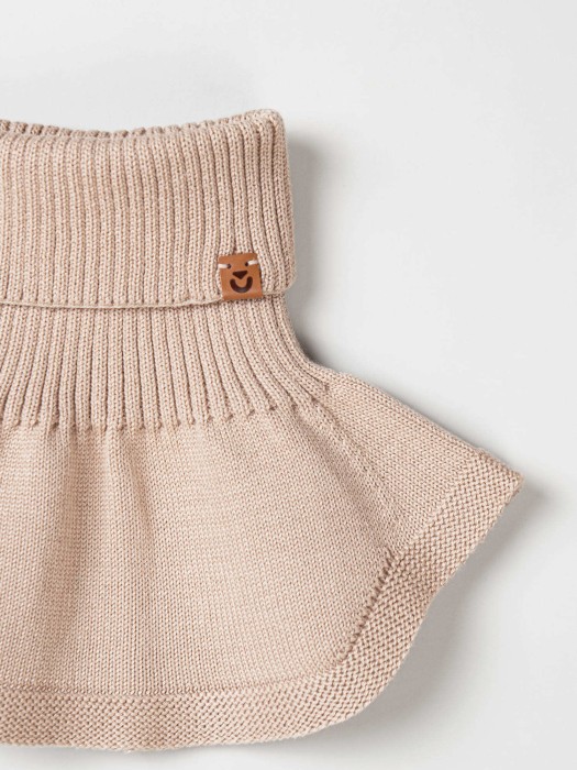 манишка хлопковая "нюд" по цене 1199 руб вид справа