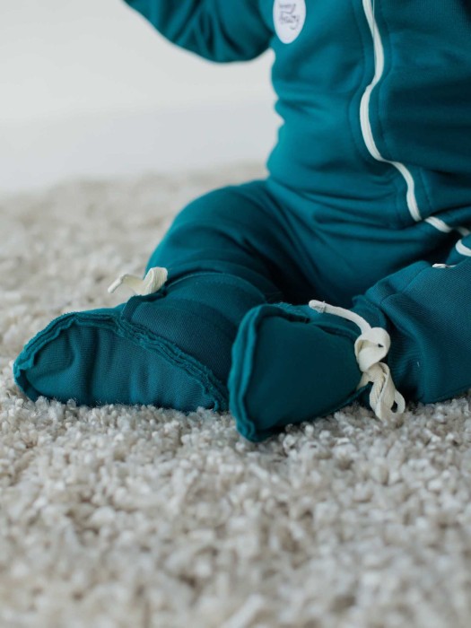 моксы "изумруд" утепленные 0+ от бренда bungly вид слева