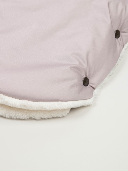 муфты-варежки "пепельная роза" 0+ из россии вид сбоку