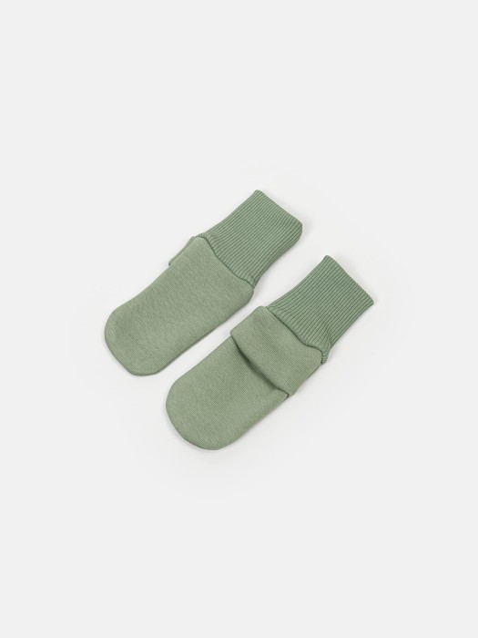 носки из футера "олива" фотография