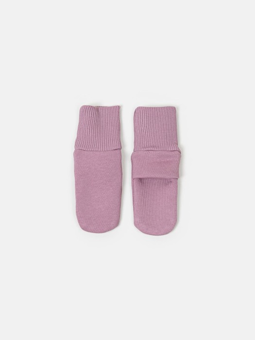 носки из футера "орхидея" от бренда bungly вид слева