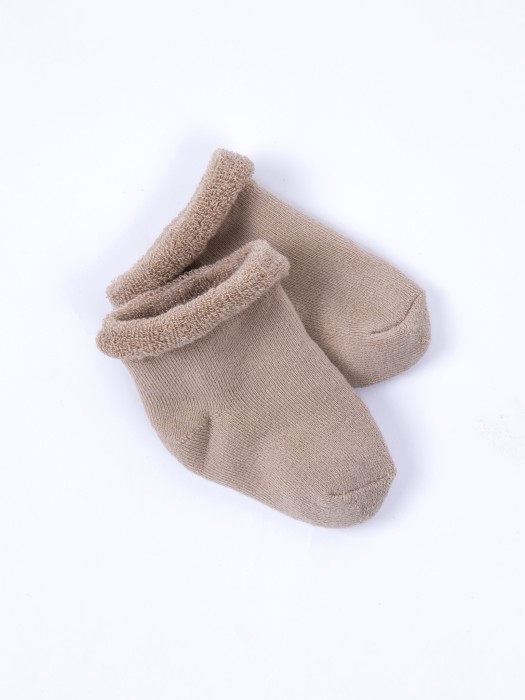 носки махровые "беж" 0+ фотография